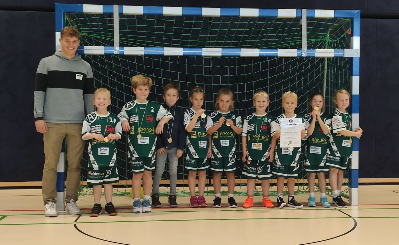 Teamfoto der ATV-Handball-Minis